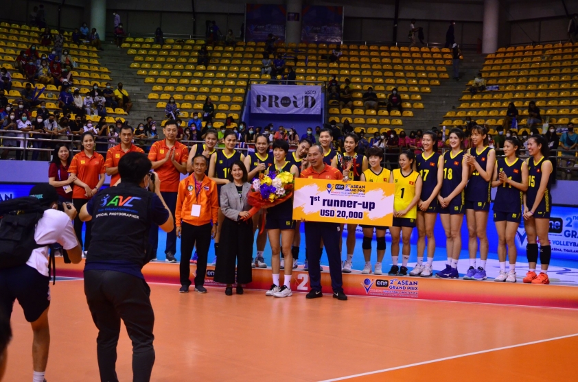 Đoạt Á quân ASEAN Grand Prix 2022: Bóng chuyền nữ Việt Nam nhận thưởng 'khủng' 187231