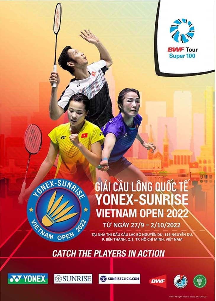 Tiền thưởng 'khủng' của giải cầu lông Việt Nam mở rộng 2022 187646