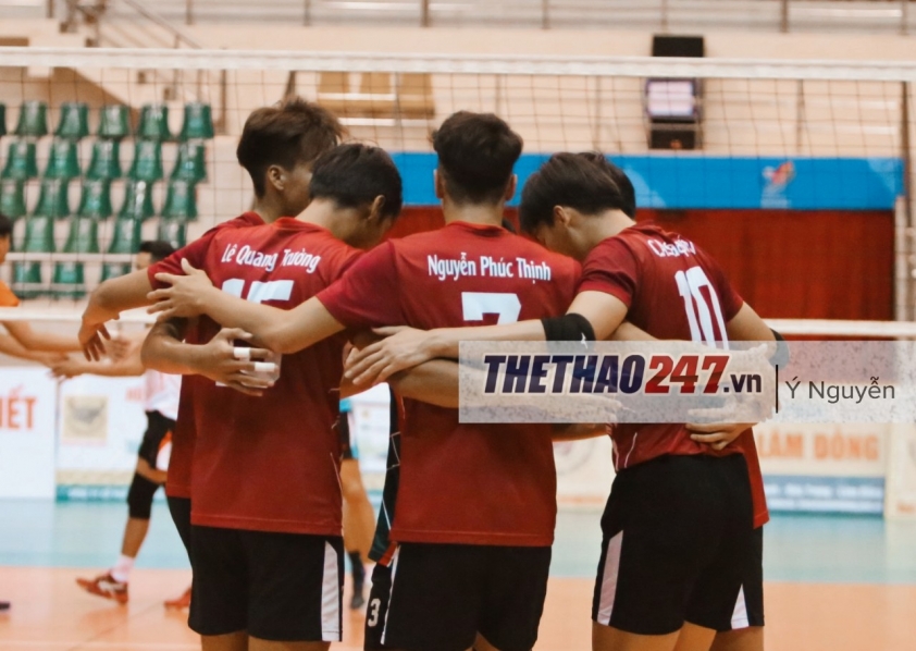 Bóng chuyền nam Trà Vinh thắng SXKT Vĩnh Long tại Cúp Long An mở rộng 2022 188858