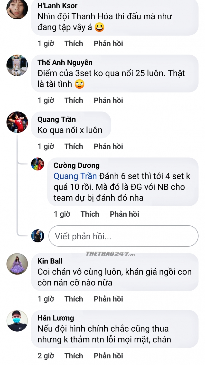 Thua liền 3 ván 25-x, bóng chuyền nữ Thanh Hóa bị chỉ trích nghiêm trọng 191847