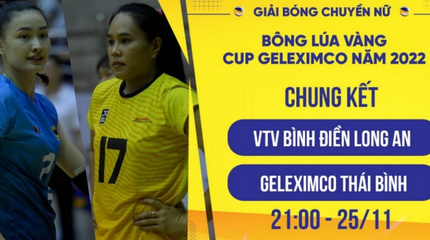 Trực tiếp CK bóng chuyền Geleximco Thái Bình vs VTV Bình Điền Long An, 21h00 ngày 25/11-223026