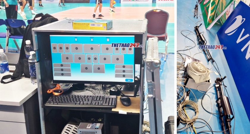 Chờ tín hiệu 'VAR' tại chung kết bóng chuyền nữ Đại hội TDTT 232387