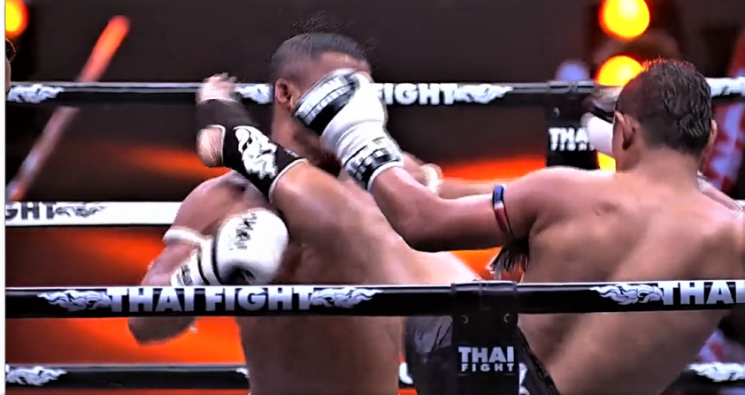 Hạ knock-out danh thủ Campuchia, Saenchai vô địch Thai Fight ở tuổi 42-236251