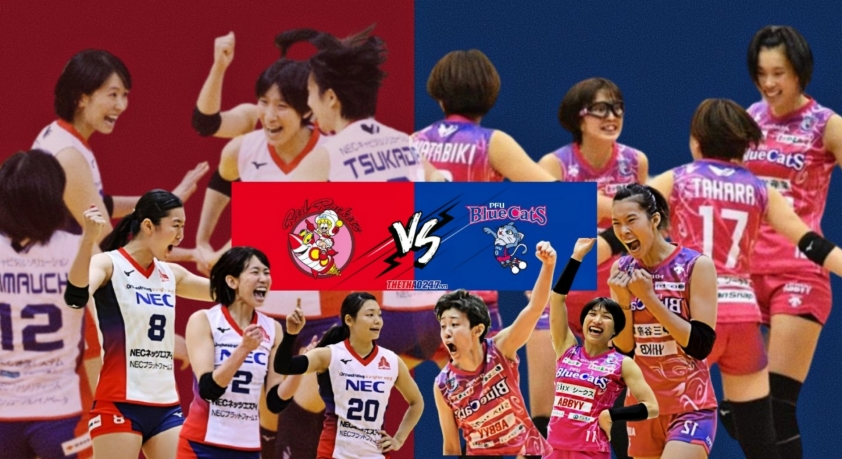 Trực tiếp bóng chuyền nữ PFU BlueCats vs NEC Red Rockets, 13h00 ngày 7/1-240168