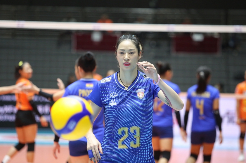 Phụ công bóng chuyền Trà Giang nhận thất bại thứ 3 tại Thái Lan 245368
