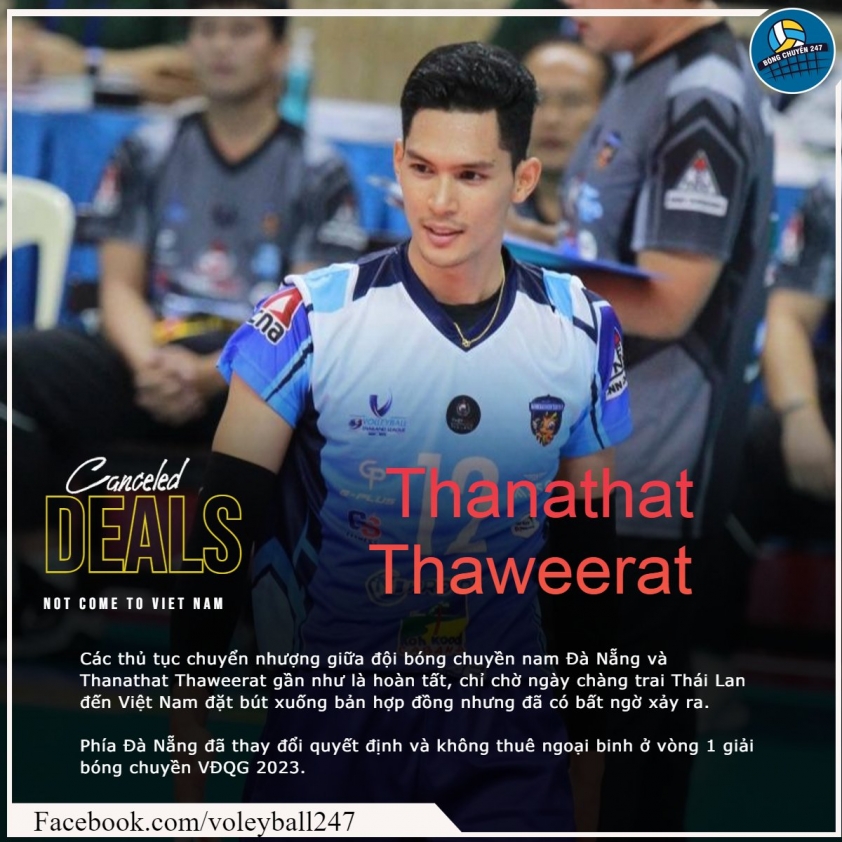 Vỡ kế hoạch phút cuối, trai đẹp Thaweerat không cập bến CLB Đà Nẵng 250215