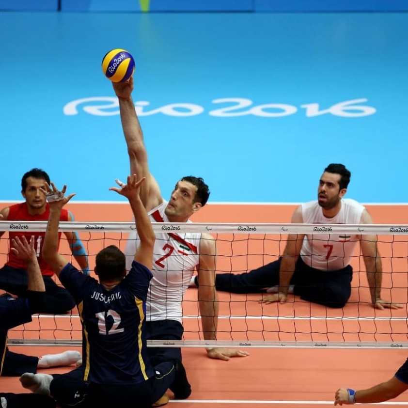 Chàng kiều bóng chuyền Paralympic '2 mét rưỡi', ra sân là vô địch 251830