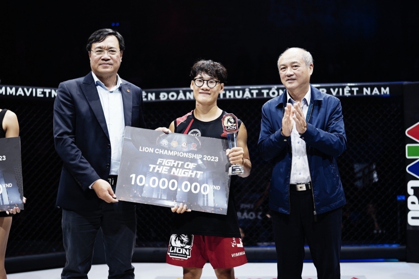 Xác định chủ nhân giải 'Fight Of The Night' của MMA LION Championship 4 264443