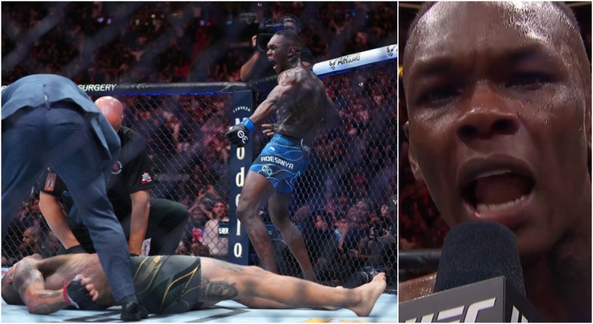 Kết quả UFC 287: Israel Adesanya đấm đối thủ bất tỉnh, giành đai vô địch hạng trung 267331