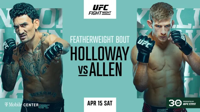 Sự kiện UFC Fight Night ngày 16/4: Max Holloway vs Arnold Allen 268254