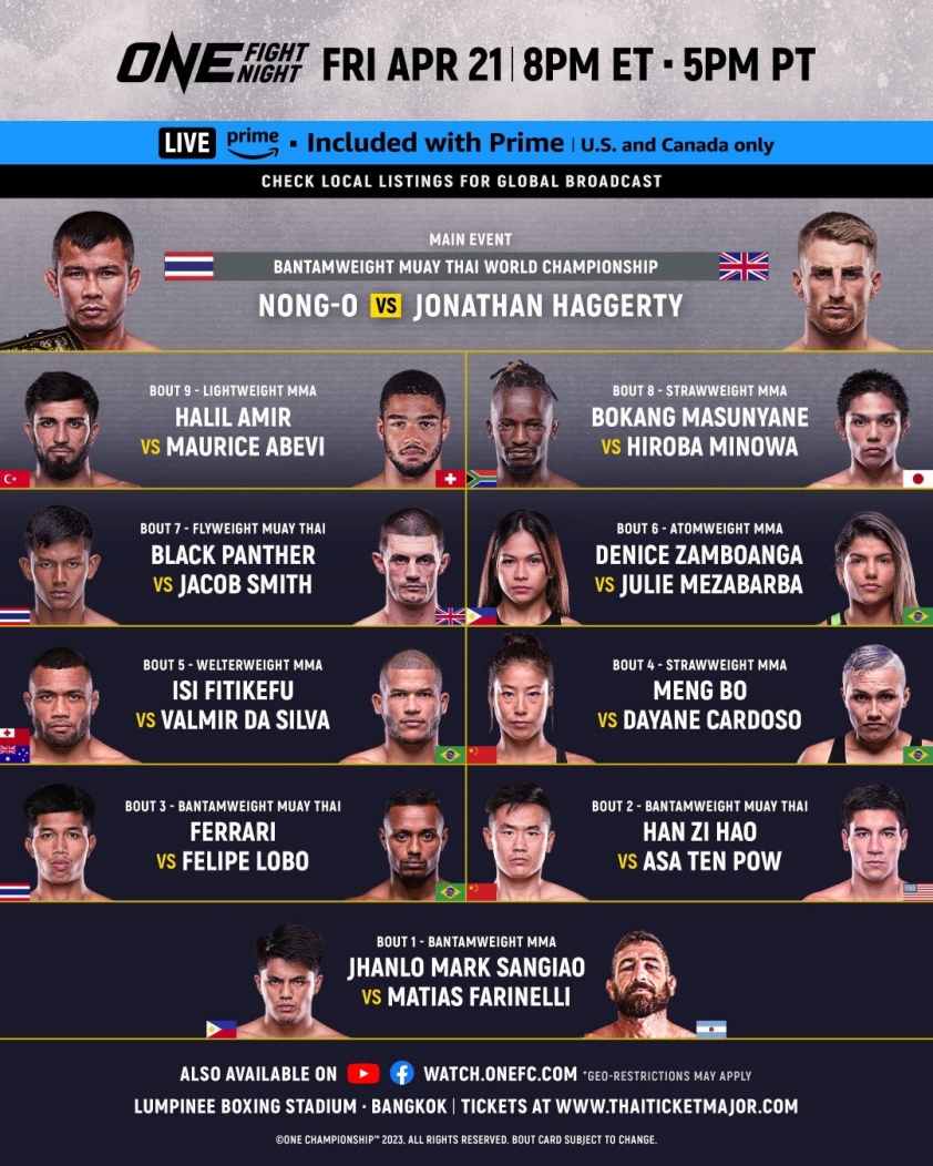 Vũ trụ Muay Thái đụng độ tại ONE Fight Night 9: Nong-o vs Haggerty 271075