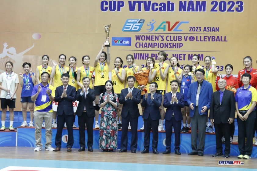 Trao thưởng cá nhân và đồng đội giải bóng chuyền CLB châu Á 2023: Việt Nam vô địch 275596