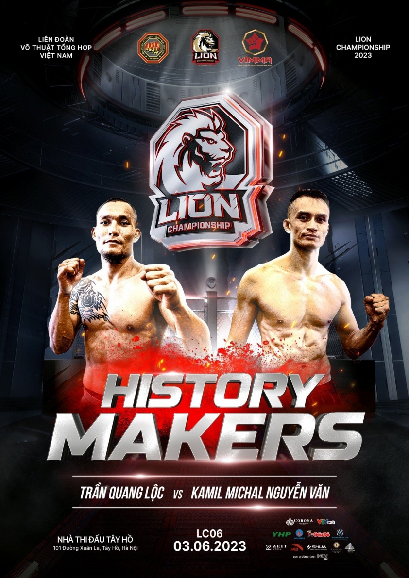 Lịch thi đấu MMA LION Championship 6: Trần Quang Lộc vs Kamil Nguyễn Văn 284897