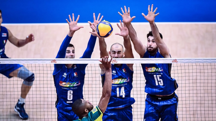 ĐKVĐ bóng chuyền nam thế giới 'hạ gục' Brazil tại VNL 2023 301180