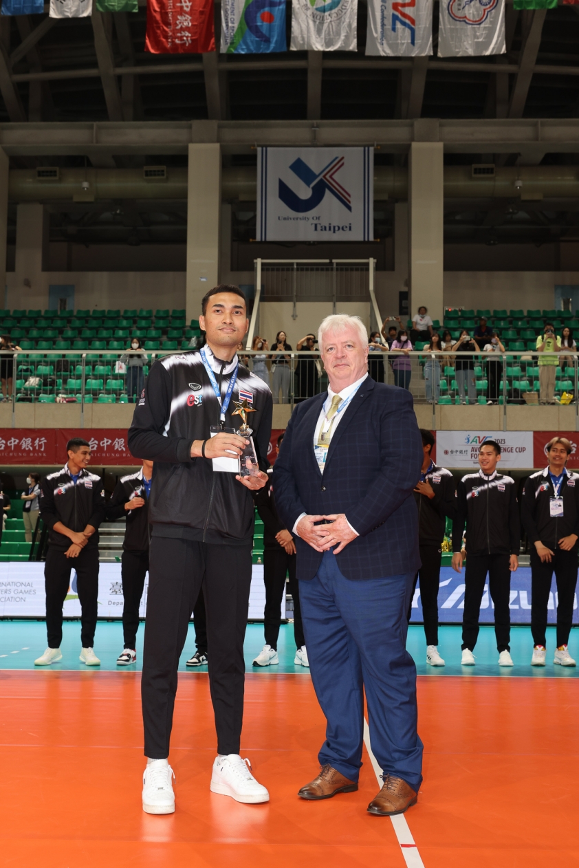 Trao thưởng cá nhân và đồng đội Challenger Cup nam châu Á 2023: Thái Lan vô địch 304298