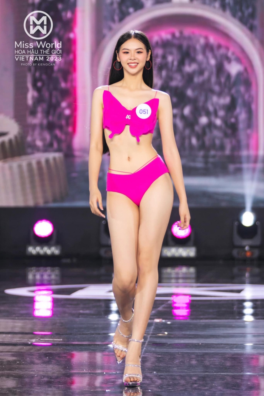 Hoa khôi bóng chuyền giành vé đầu tiên vào Top 20 Miss World Vietnam 2023 305581