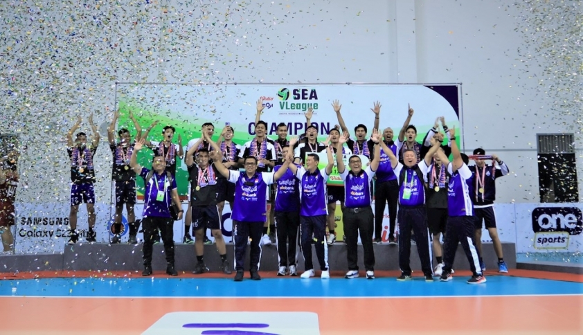 Trao thưởng cá nhân và đồng đội chặng 1 bóng chuyền nam SEA V.League 2023: Indonesia vô địch 306722