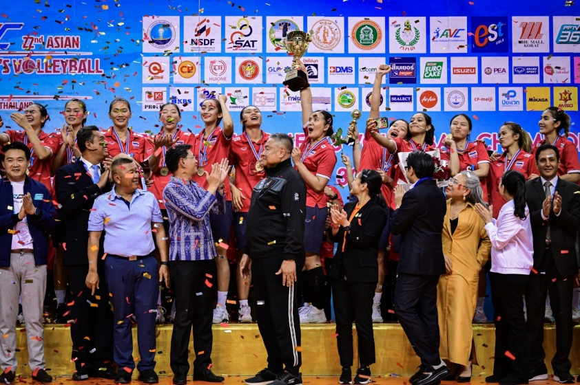 Trao thưởng cá nhân và đồng đội giải bóng chuyền nữ vô địch châu Á 2023: Thái Lan vô địch 323318