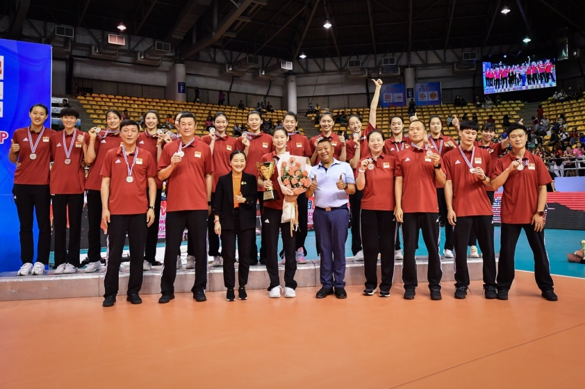 Trao thưởng cá nhân và đồng đội giải bóng chuyền nữ vô địch châu Á 2023: Thái Lan vô địch 323319