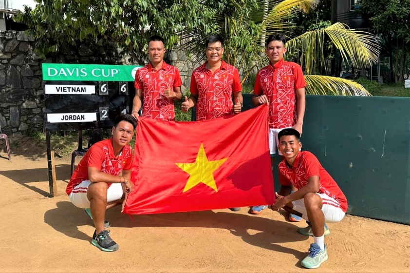 Xác định đối thủ của Việt Nam tại play-off nhóm II Davis Cup thế giới 2024-330350