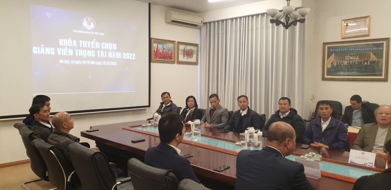 VFF tổ chức Khóa tuyển chọn Giảng viên Trọng tài 2022-229513