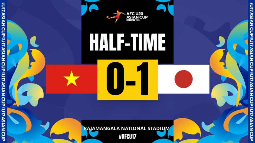 Trực tiếp U17 Việt Nam 0-1 U17 Nhật Bản: Hết hiệp 1 294323