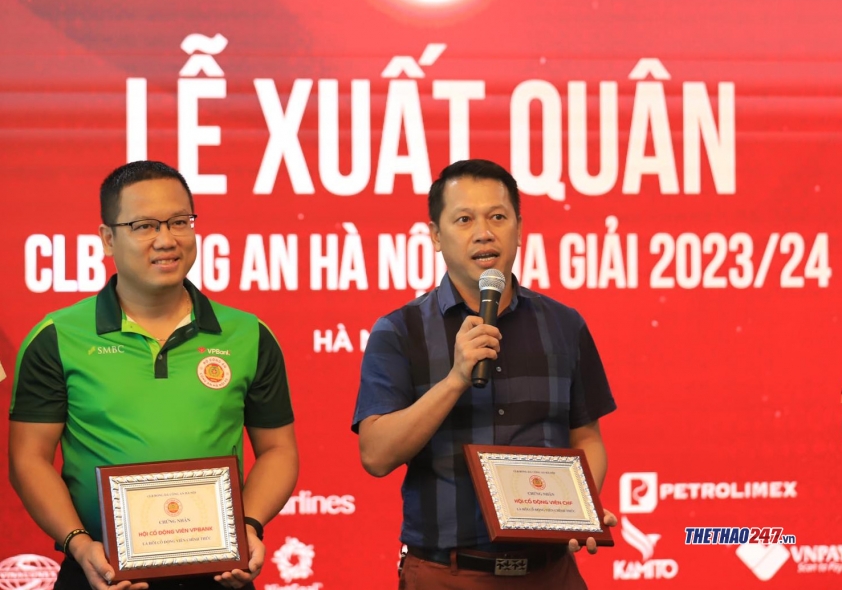 CLB CAHN tổ chức lễ xuất quân mùa giải mới 2023/24 343069