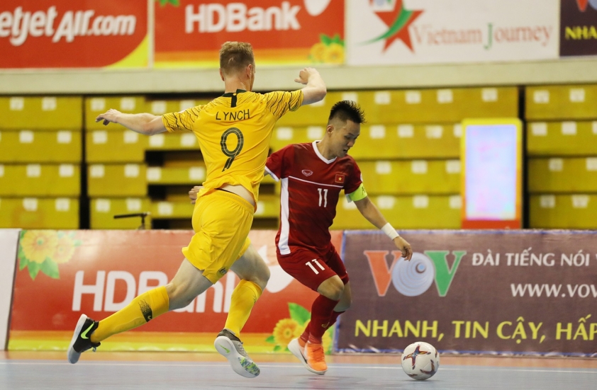 ĐT Futsal Việt Nam chỉ cần có điểm trước Úc là sẽ góp mặt ở Bán kết