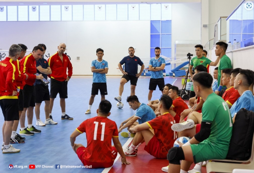 HLV ĐT Việt Nam thừa nhận khó khăn ở VCK futsal châu Á 194104