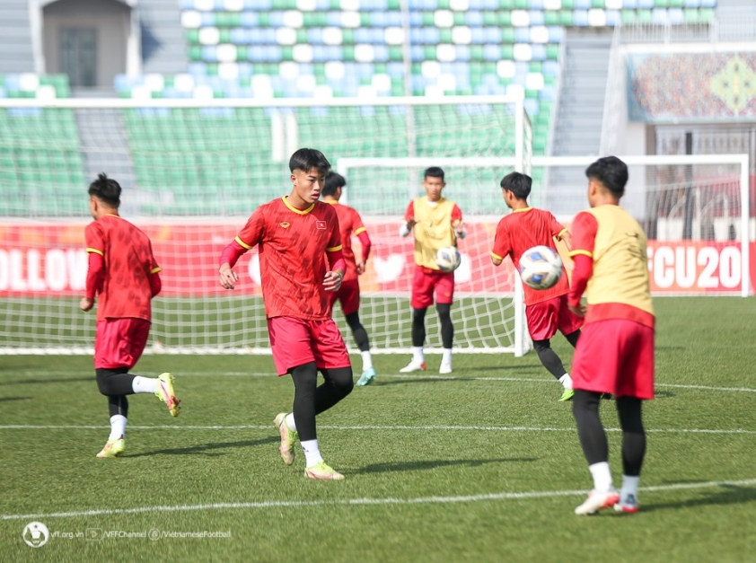U20 Việt Nam gặp Úc ở trận ra quân VCK U20 châu Á 2023 (Ảnh: VFF)