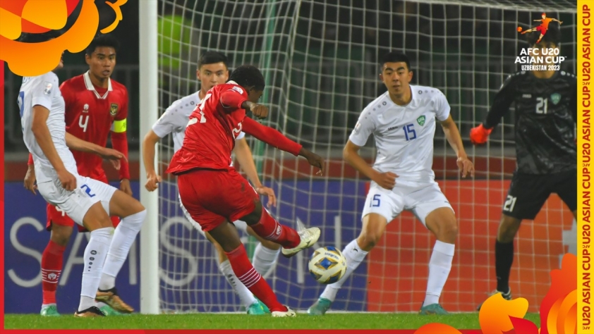 U20 Indonesia bị loại khỏi VCK U20 châu Á 2023 (Ảnh: AFC)