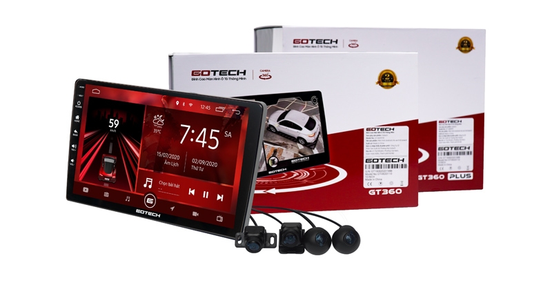 Màn hình Android kết hợp camera 360 Gotech