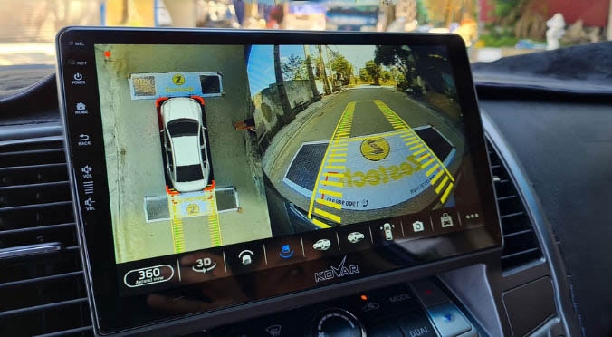 Màn hình Android kết hợp camera 360 Kovar