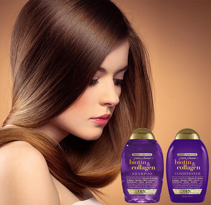 Review dầu gội nữ OGX Biotin Collagen 376324