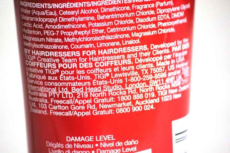 Review dầu gội TIGI Bed Head đỏ 379499