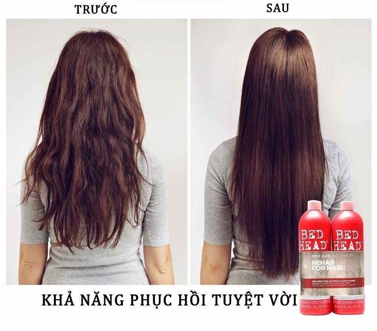 Review dầu gội TIGI Bed Head đỏ 379501
