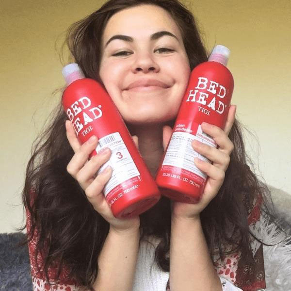 Review dầu gội TIGI Bed Head đỏ 379505