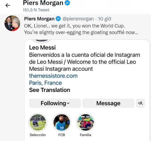 Chưa hết cay cú, bạn thân Ronaldo liên tục châm chọc Messi sau chức vô địch World Cup 234539