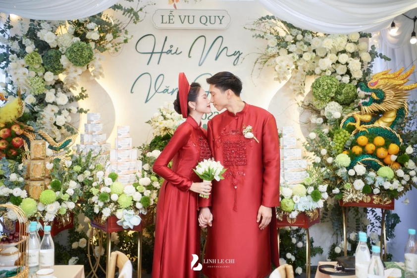 Chùm ảnh: Đoàn Văn Hậu mang sính lễ đến rước cô đâu Doãn Hải My 355062