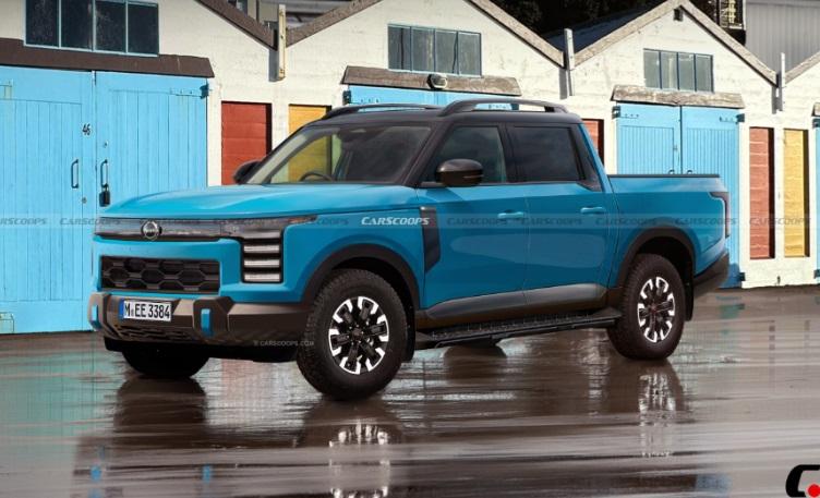 Bản xem trước Nissan Navara 2026 của Carscoops