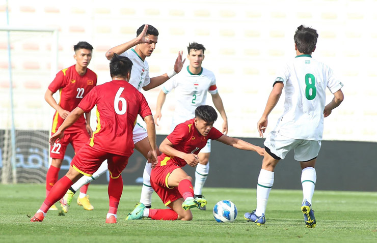 U23 Iraq có trận hòa trong trận đấu trước đó với U23 Việt Nam