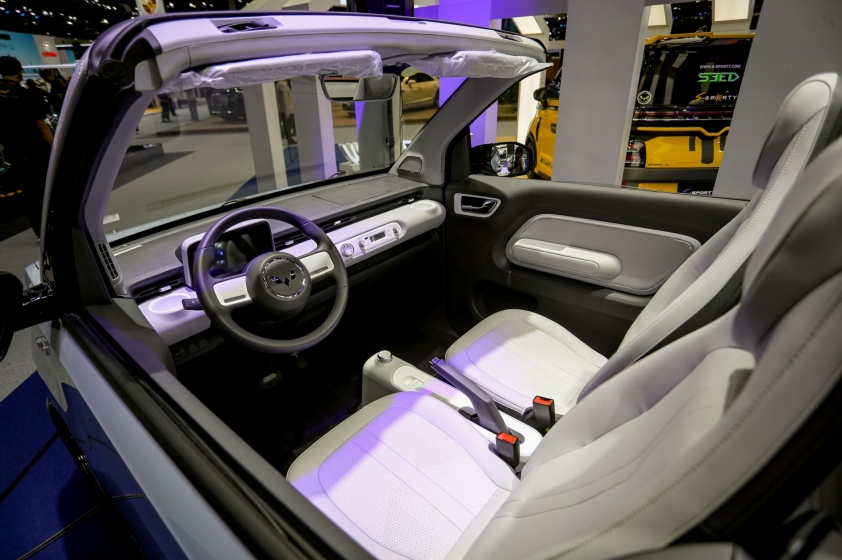 Chiêm ngưỡng vẻ ngoài ‘dễ thương’ của xe điện mui trần cỡ nhỏ Wuling Mini Convertible 367040