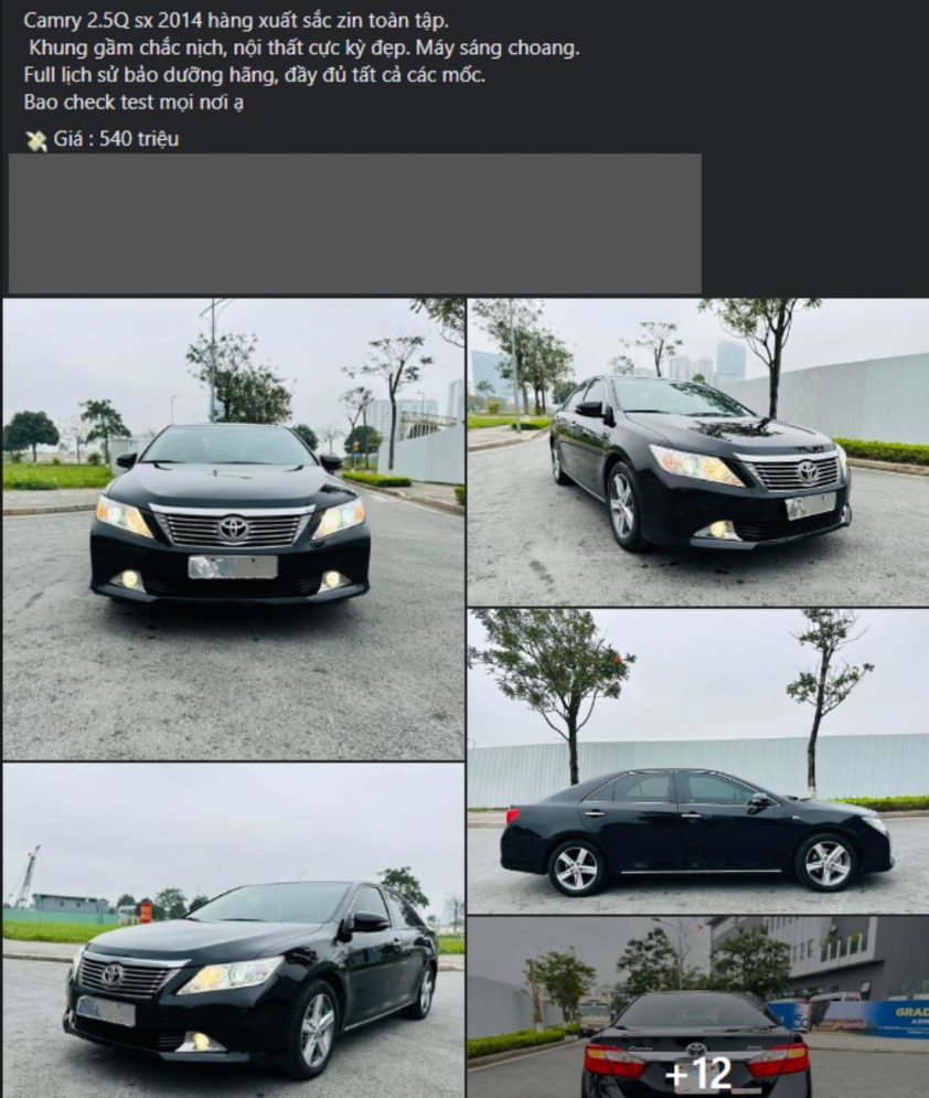 Toyota Camry 10 năm tuổi trượt giá ngang một chiếc Mazda CX-5 413090