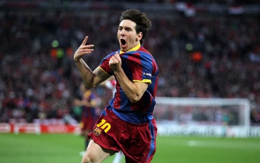 Màn trình diễn đỉnh cao của Messi trước Man United tại Champions League 95629