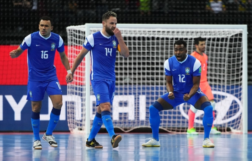 Brazil có chiến thắng kịch tính trước Kazakhstan ở trận tranh 3-4. (Ảnh: Getty)