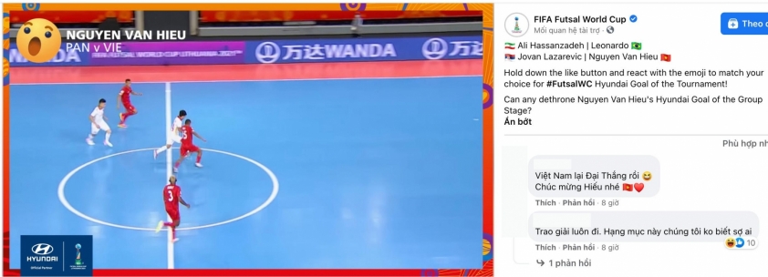 Tuyển thủ Việt Nam tiếp tục được FIFA vinh danh sau bàn thắng đẳng cấp 79537