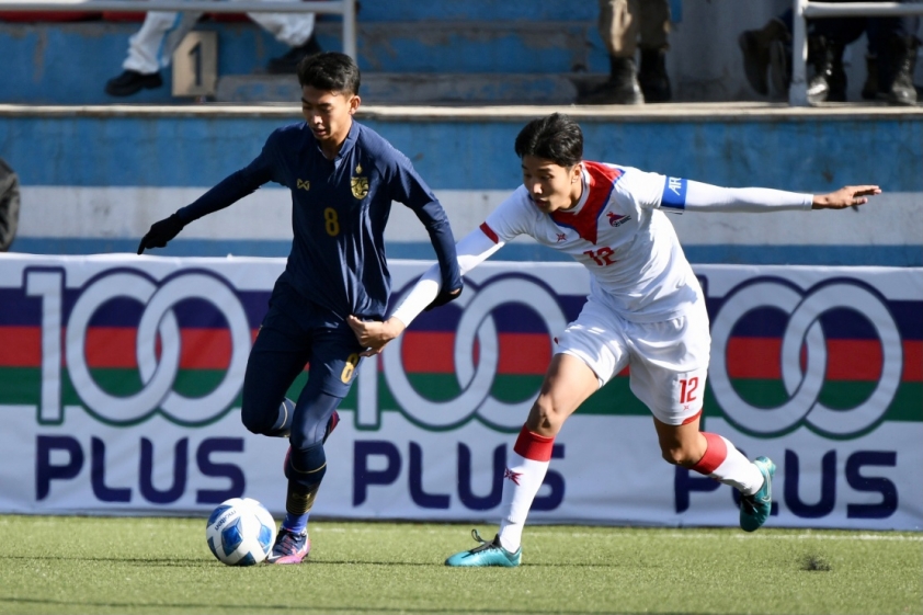 Thái Lan sẽ đối đầu với U23 Lào ở lượt trận thứ 2 Vòng loại U23 châu Á 2022. (Ảnh: FA Thái Lan)