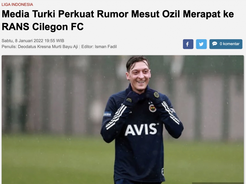 NÓNG: Mesut Ozil về thi đấu tại Đông Nam Á? 102921