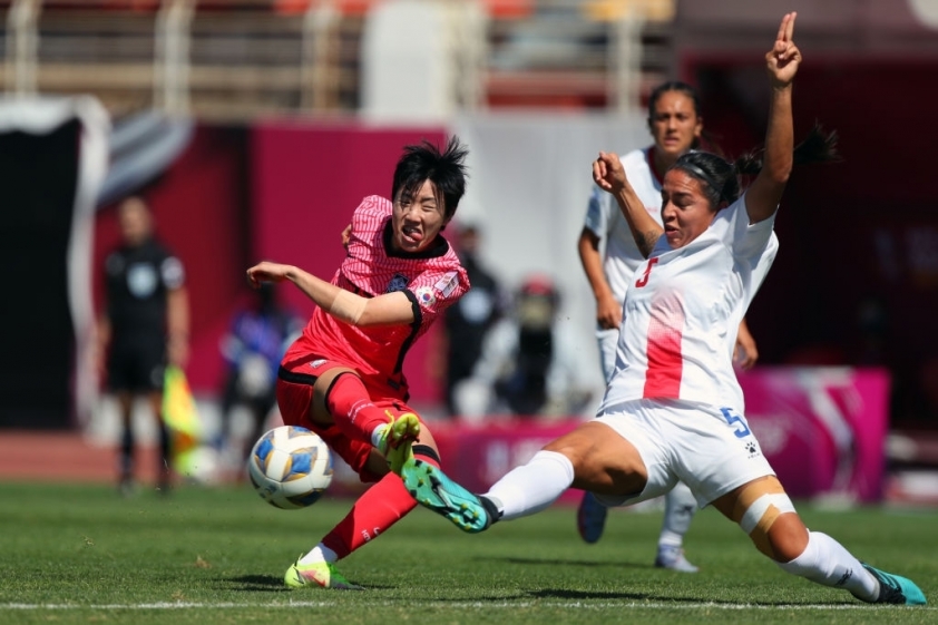Hàn Quốc đánh bại Philippines với tỉ số 2-0. (Ảnh: Getty)