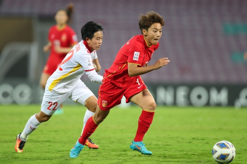 Trung Quốc vượt qua ĐT Việt Nam ở tứ kết Asian Cup 2022. (Ảnh: Getty)